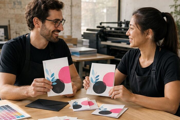 Cartes de vœux, impression ReflexPrinting
