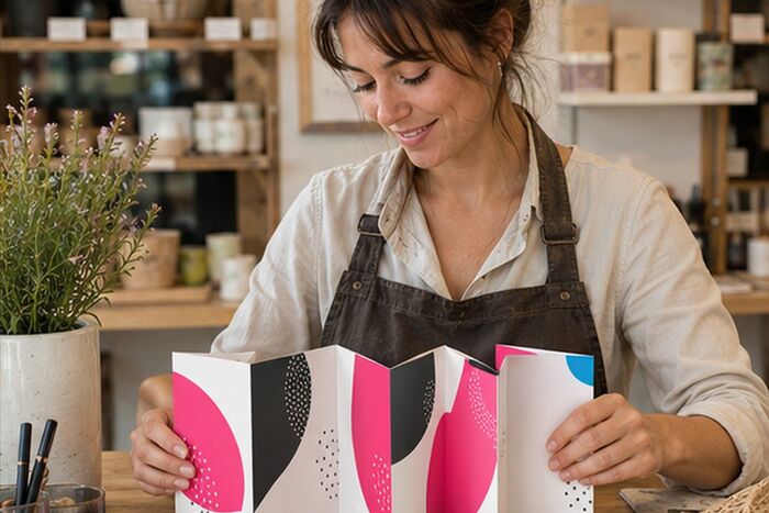 Dépliants (menus, cartes), impression ReflexPrinting