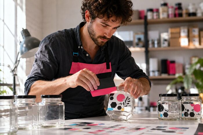 Étiquettes pour pots de miel, impression ReflexPrinting