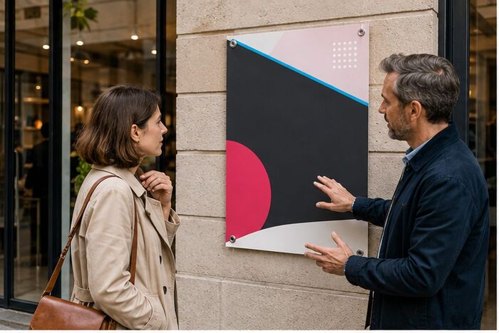 Panneau de permis de construire, impression ReflexPrinting