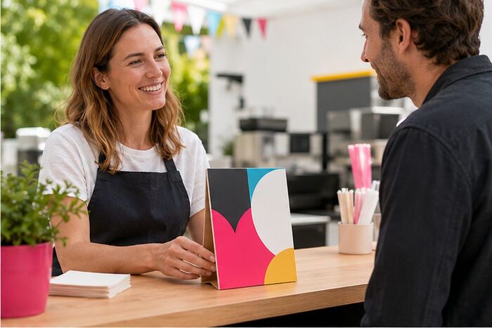 Chevalet standard, impression ReflexPrinting