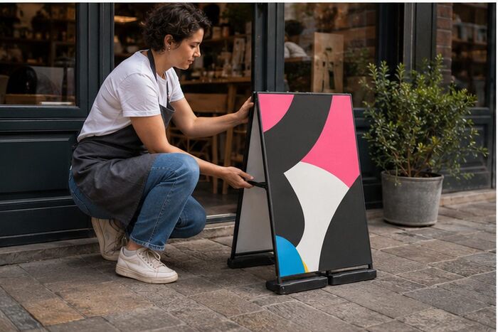 Stop trottoir, impression ReflexPrinting