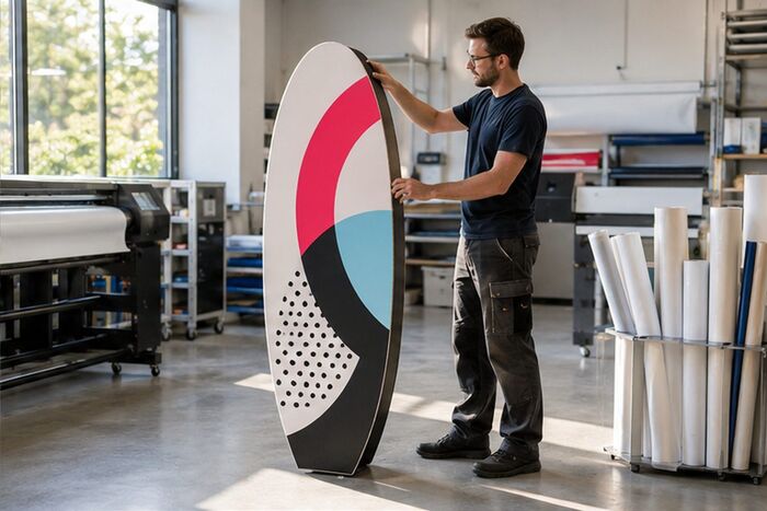 Totem elliptique, impression ReflexPrinting