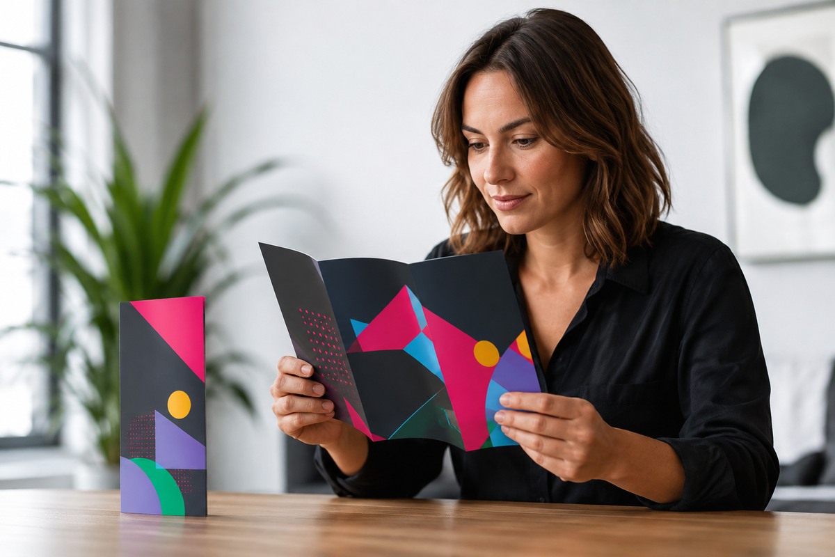 Dépliants imprimés pliés ReflexPrinting