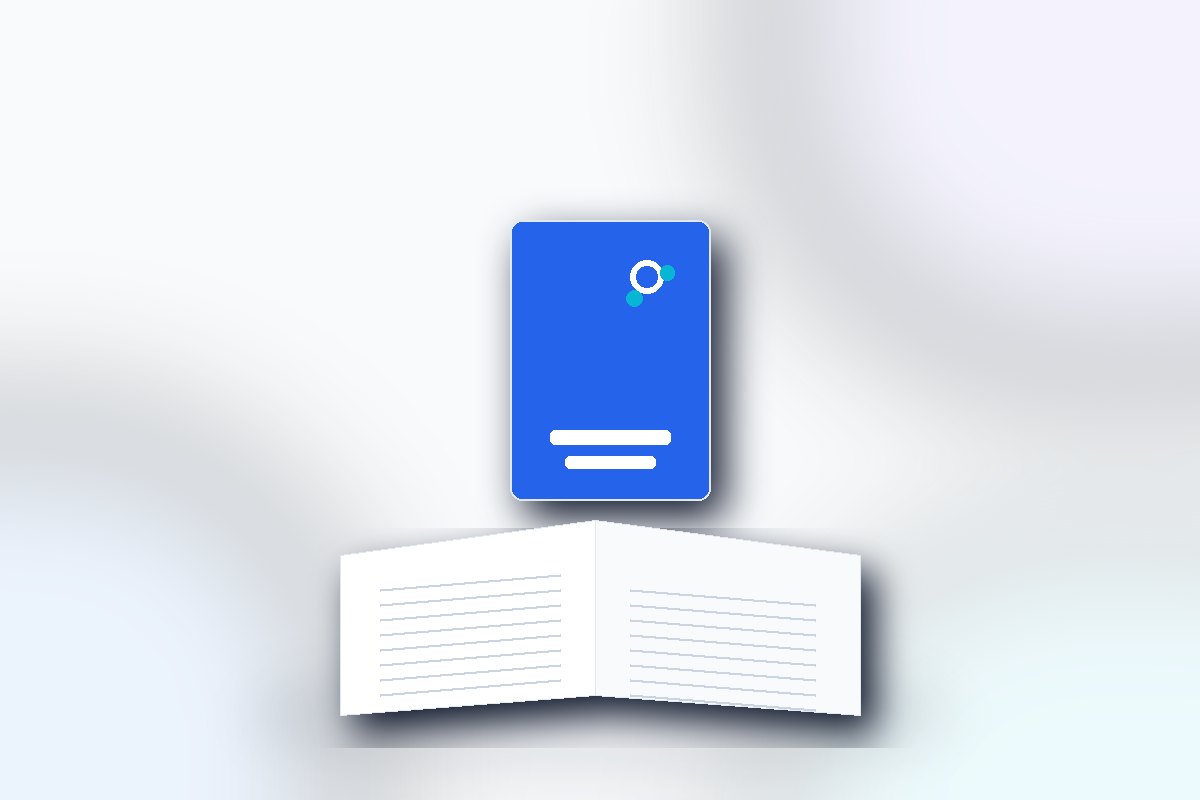 Visuel produit ReflexPrinting : Livres à couverture rigide, catégorie Brochures et reliures, style premium bleu violet.