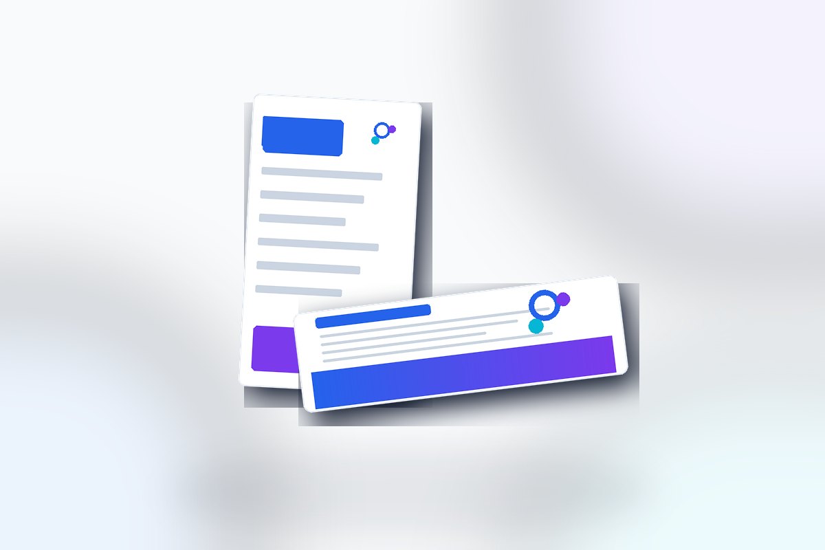 Visuel produit ReflexPrinting : format vertical long, catégorie Nos dépliants, style premium bleu violet.