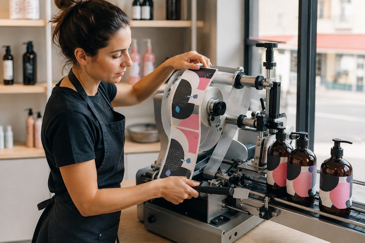 Étiquettes pour pose automatique imprimé par ReflexPrinting