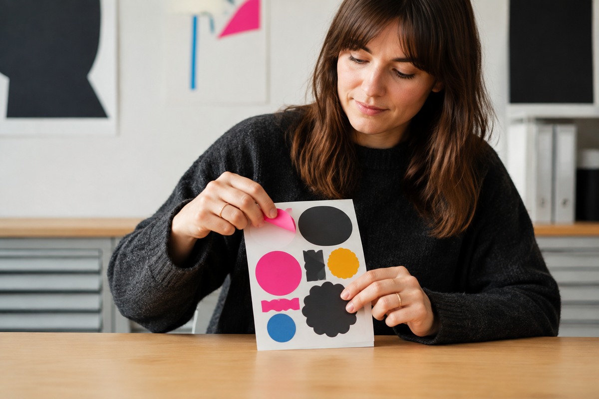 Planche de stickers A5 prédécoupés