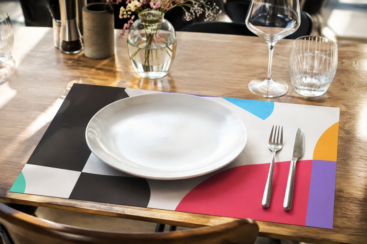 Set de table A3 imprimé, 297 × 420 mm